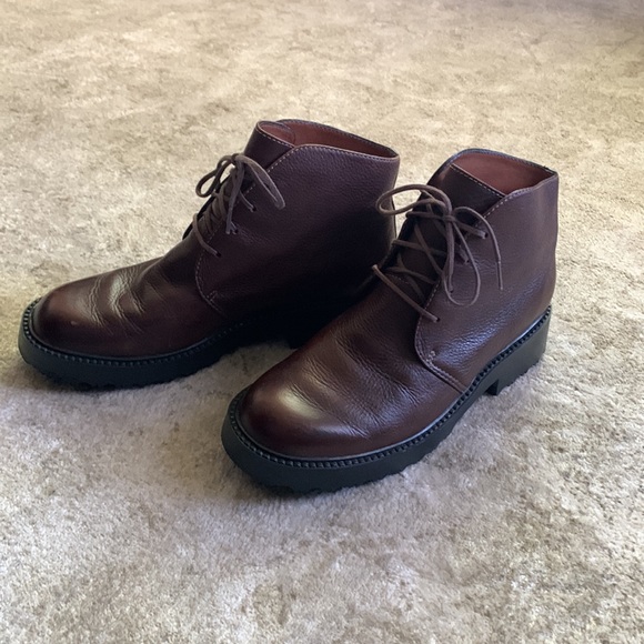 Vintage Clarks Chunky Ankle Boots - Women’s Size 7 - Picture 3 of 4